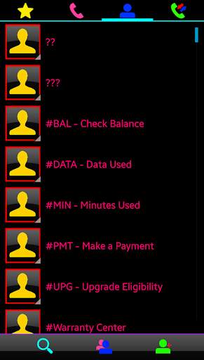 THEME SWIPE DIALER BIG BLACK COLORS screenshot 4