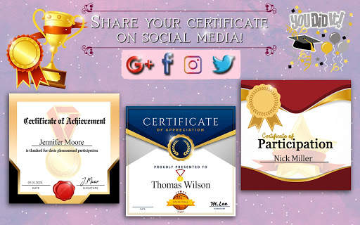 Certificate Maker 2020 📜 Templates and Designs screenshot 12