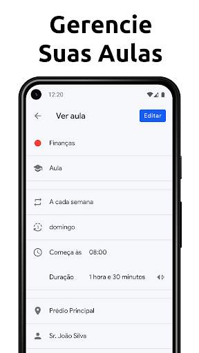 Planner Escolar - Horário screenshot 5