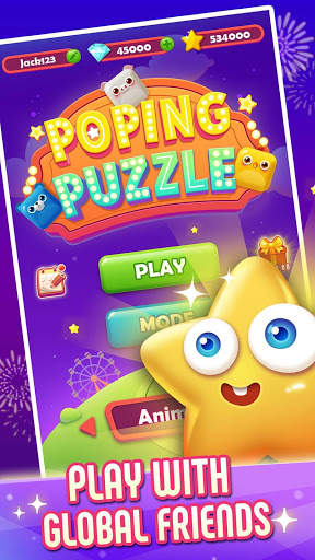 Poping Puzzle - Let's go! screenshot 1