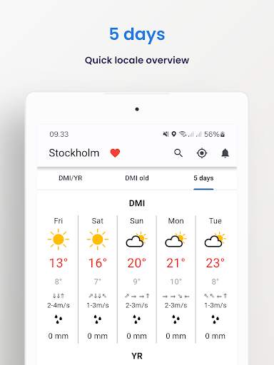 Weather From DMI and YR screenshot 8