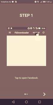 Facebook video Downloader screenshot 1