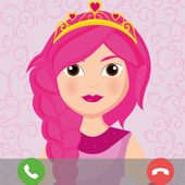 Princess fake call prank icon