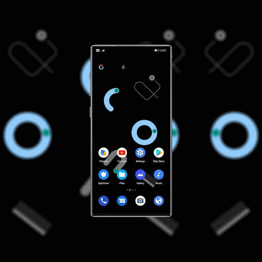 G-Pix Android-10 [Q Dark] EMUI 10 | EMUI 9.1 THEME скриншот 1