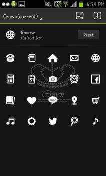 crown Go Launcher theme screenshot 4