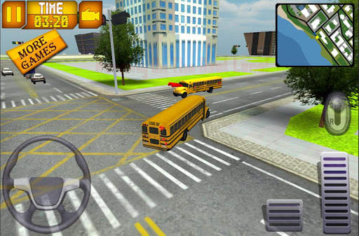 School Bus Pick Up Driving 3D screenshot 1