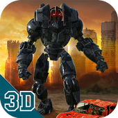 Giant Robot Steel Fighting 3D icon