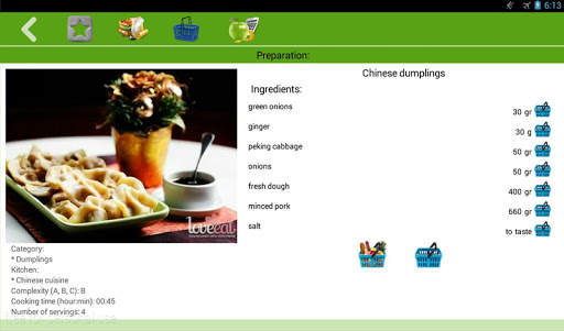 Dumpling recipes screenshot 1