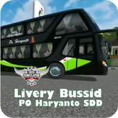 Livery Bus Haryanto Double Decker logo