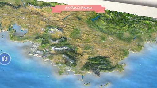 Provence Wines AR - augmented reality map screenshot 1