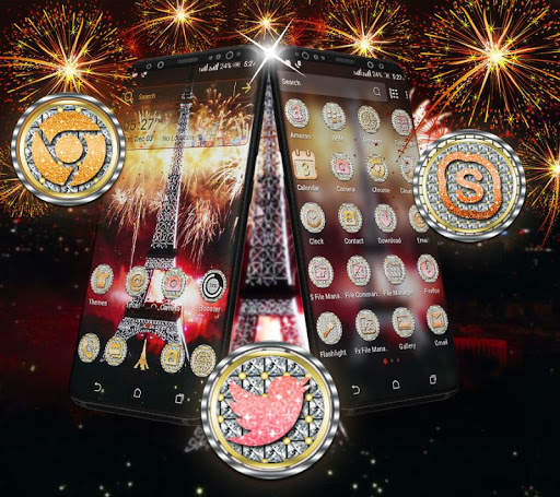 New Year Celebration Launcher Theme screenshot 2