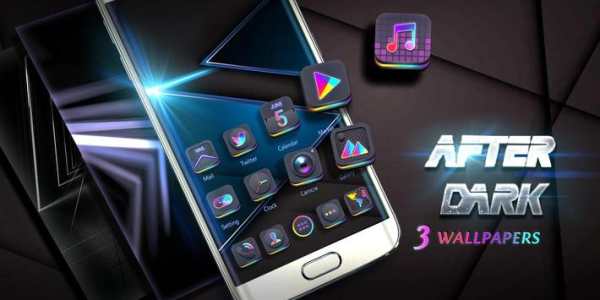 After Dark GO Launcher Theme screenshot 6