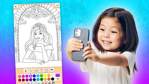 Princess Coloring Game screenshot 5