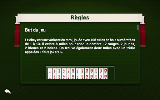 Okey - Variante du jeu de cartes Rami screenshot 10