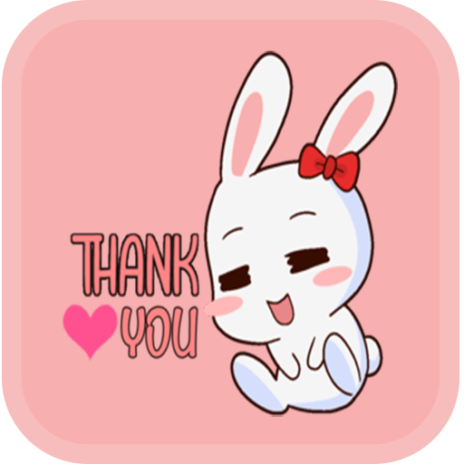 WAStickerApps - Cute Bunny Sticker أيقونة
