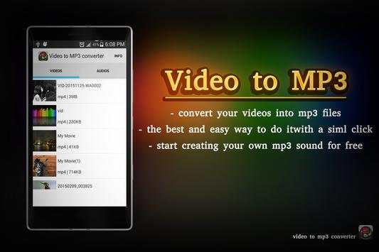 free video to mp3 converter screenshot 1