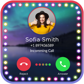 Color Call Flash : Unique Call Theme &amp; Call Screen иконка
