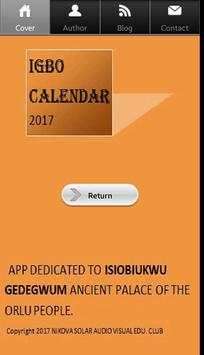 IGBO Calendar Eze Imo screenshot 1