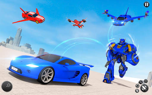 Flying Car Robot Game - Robot Transforming Games screenshot 1