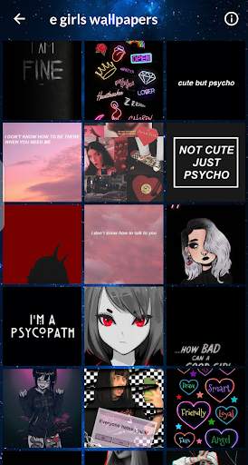 e girl wallpaper screenshot 1