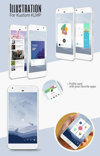 Illustration for Klwp screenshot 1