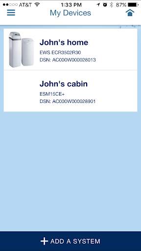 EcoWater Systems Wi-Fi Manager screenshot 2