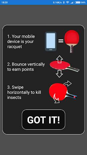 Virtual ball bouncing training screenshot 1