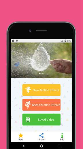 SlowMo Video Maker CliqZa screenshot 1
