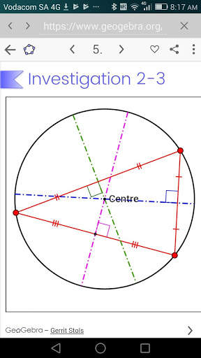 Interactive Circle Geometry screenshot 2