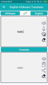 English Afrikaans Translator скриншот 4