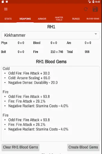Character Planner for Bloodborne screenshot 3