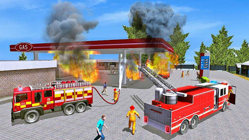Fire Truck Driving Game 2019 screenshot 1