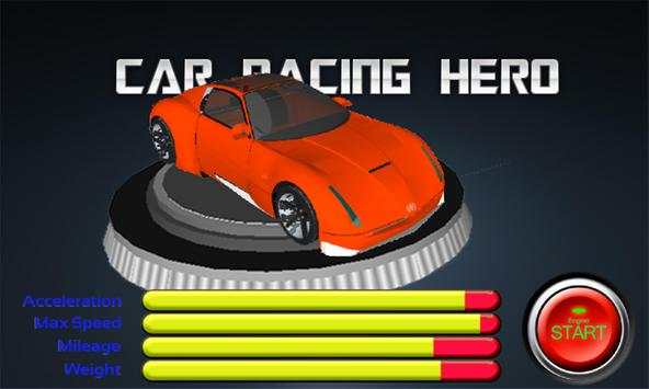 CAR RACING HERO screenshot 1