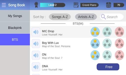 Kpop Piano Game screenshot 1