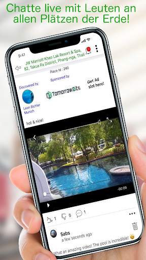 MapCapp: Plätze Livechat, augmented game, live map screenshot 1