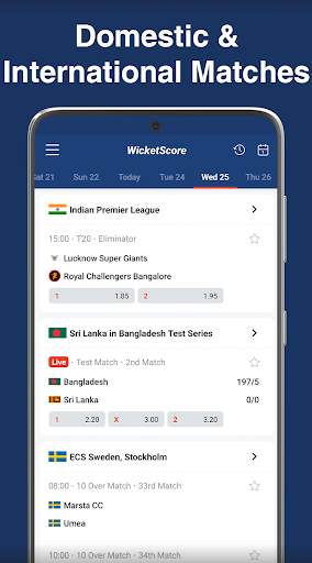 WicketScore Live Cricket Score screenshot 7