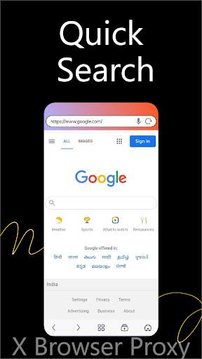 XBrowser Proxy: Fast, Safe & Private Browser screenshot 4