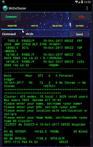 BktDxCluster скриншот 1
