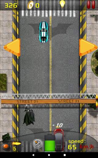 Bat Superhero Game: BatPod ride screenshot 12