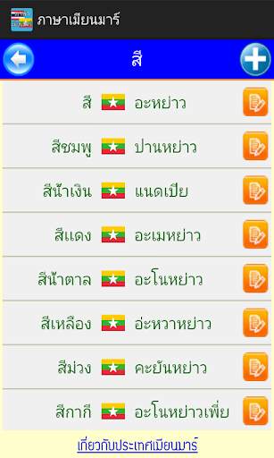 ภาษาเมียนมาร์ Myanmar AEC скриншот 2