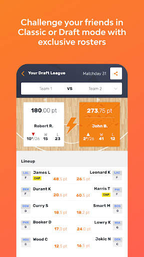 Dunkest - NBA Fantasy screenshot 5