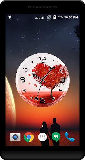 Love Tree Clock Live Wallpaper screenshot 2
