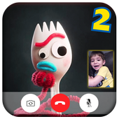 📞 Fake Forky Video Call App - Real Facetime 2020 icon