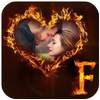 Fire Text Photo Frame 1.1