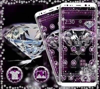 Black Diamond Launcher Theme screenshot 1