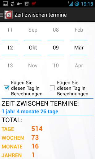 Date (Days) Calculator screenshot 2