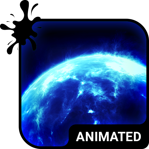 Blue Sun Animated Keyboard + Live Wallpaper icon
