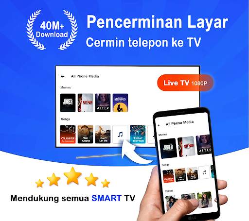 Proyektor-Pencerminan video HD screenshot 1