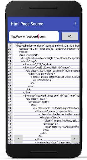 HTML Page Source скриншот 1