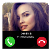 Fake Call Girl Simulator icon